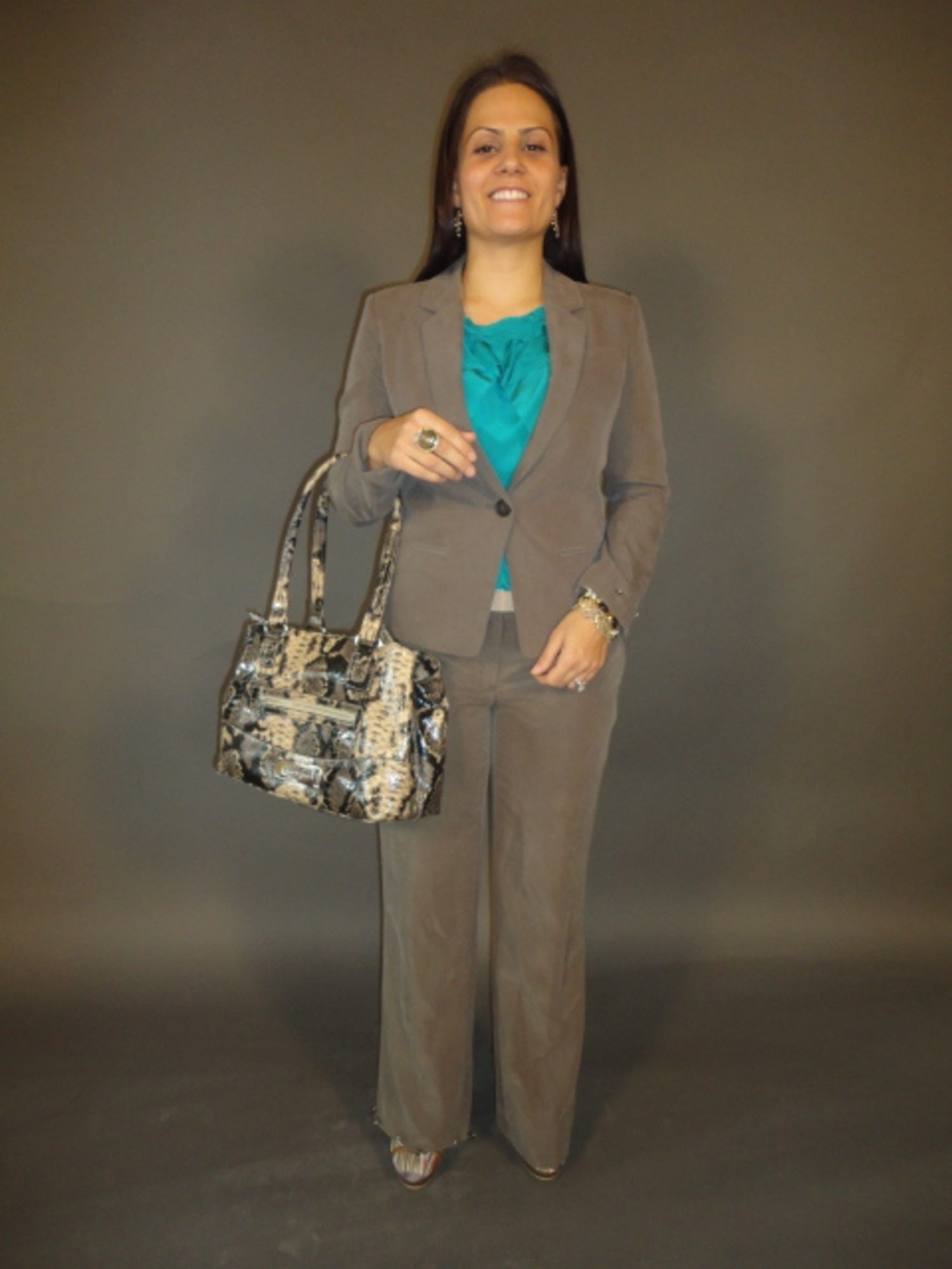 Petite business dress top